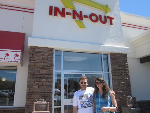 First stop- In' N ' Out Burger